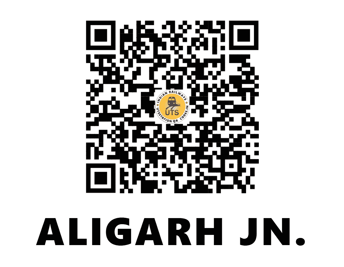 UTS QR Code for ALIGARH JN. - ALJN (NC - UTTAR PRADESH)